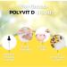 POLYVIT D Baby Vitamin D Drops Vegan D3 Supplement Growth & Development of Bones & Teeth Immune System Support Easy Calcium Absorption For Infants Toddlers Kids 400 IU per Drop 4 Month Supply - Buy Online on GoSupps.com