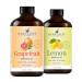 Handcraft Blends Double Citrus Set: Lemon and Grapefruit Essential Oils (2 x 4 Fl Oz) 100% Pure & Natural for Diffuser Aromatherapy and DIY Projects