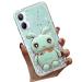 Tivenfezk Nadoli for Oppo Realme 10 4G Hase Hidden Stand Shell caricature glitter rabbits stand Soft silicone bling cell phone case.