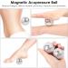 4-Piece Acupressure Ball Set + 10 Magnetic Finger Rings - Stress Relief & Massage Tools for Ultimate Relaxation - Buy Online on GoSupps.com