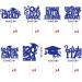 BZBAIS 32 Pieces Blue Glittery 5th Grade Grad Cupcake Toppers Class of 2024 5th Grade Graduate Peace out Fifth Grade Cupcake Picks with Grad Cap Diploma 2024 Graduation Cupcake Party Decorations - Buy Online on GoSupps.com