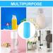 Prota 14-Piece Silicone Travel Bottle Set - Reusable Leak-Proof Accessories for Suitcase & Hand Luggage - Blue - Buy Online on GoSupps.com