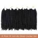 6 Packs Bohemian Box Braids Crochet Hair Curly Ends 10 Inch - Black Women (1B) - Buy Online on GoSupps.com