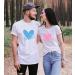 Micaxili Couples Matching Tshirt for Husband and Wife Couple Tshirt His & Her Cotton Tshirt for Women Men Couple Gift 1 Piece Medium White-men - Buy Online on GoSupps.com
