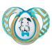 Tommee Tippee Moda Dummy - BPA-Free Silicone Orthodontic Shape 18-36 Months Pack of 2 Multi-Colour | International Shipping Available - Buy Online on GoSupps.com