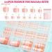 Teenitor 144pcs Press on Toenails - French Tip Fake Toenails for Women | Glue-On Nude Toe Nail Tips | Perfect for International Shipping - Buy Online on GoSupps.com
