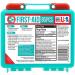 Be Smart Get Prepared 85-Piece First Aid Kit in Durable Compact Case - 0.69lb - Buy Online on GoSupps.com