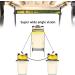 10L0L Universal Golf Cart Mirror | Rear View Mirror for EZGO, Club Car, Yamaha | Eliminate Blind Spots | 5 Panel Design - Buy Online on GoSupps.com