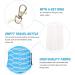 EXCEART 36pcs Perfume Bottle Plastic Keychain Refillable Bottle Refillable Bottles - Buy Online on GoSupps.com