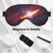 SSIMOO Outer Space Print Eye Mask - Double-Sided Soft & Light Blocking for Better Sleep Quality - International Shipping Available - Buy Online on GoSupps.com