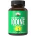 Raw Whole Food Iodine from Kelp (Ascophyllum Nodosum) by Peak Performance. Thyroid Support Supplement Iodide Potassium Tablets. Metabolism, Energy, and Immune Booster. 60 Vegan Capsules