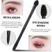 Baluue 80 Pcs Double Eye Shadow Makeup Womens Makeup Eye Shadow Brush Applicator Face Sponge Black Nylon - Buy Online on GoSupps.com