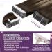 LAAVOO Remy Hair Tape Extensions - Brown Ombre Dark Brown Balayage 45cm | Invisible Skin Weft 50g | 20pcs #4/27/4 - Buy Online on GoSupps.com