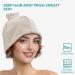 JEMIDI Cotton Sauna Hat - Soft Beige Unisex Headgear for Men & Women - Perfect Sauna Cap - Buy Online on GoSupps.com