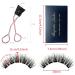 Dual Magnetic Eyelashes Set with Clip Reusable Natural Look 3D False Lashes Black Eyelashes No Eyeliner No Glue Required Lightweight and Easy to Wear 2 Pairs - Buy Online on GoSupps.com