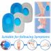 Orthotic Gel Heel Cushion Pads for Plantar Fasciitis Relief - 2 Pcs Soft Inserts for Men and Women - Achilles Support - Buy Online on GoSupps.com