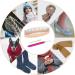 Coopay Sock Loom Kit  Round Knitting Board Looms with Loom Pock Tool and Needle  Durable & Safe  Creativity for Kids Small Knitting Loom Kit - Perfect for Sock  Hat  Leg & Arm Warmers  Scarf & More crochet-1 - Buy Online on GoSupps.com