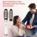 3-in-1 Rotating Hair Dryer Brush Set Negative Ionic Blow Volumizer & 2 Detachable Round Brushes for Stunning Styles - Buy Online on GoSupps.com
