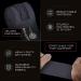 BOXERPOINT 180 Premium Boxing Hand Wraps for Men and Women - Breathable Handwraps for Muay Thai, Kickboxing, MMA | Black - Buy Online on GoSupps.com