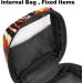 Stylish Menstruation Pad Bag with Zipper - Abstract Tiger Portrait | Women's Tampon & Napkin Organizer - Buy Online on GoSupps.com