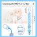 4-Piece Baby Pacifier Chain Set | Silicone Strap & Adapter with Clip | Universal Pacifier Holder for Safe and Secure Use - Buy Online on GoSupps.com