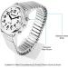 MauJOY Speaking Women's Watch - Clear & Loud for Seniors & Visually Impaired - Ultra-Durable White Dial with Black Digits Men s TK8835 Splitting Band - Buy Online on GoSupps.com