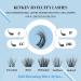 120 Pcs 3D Fluffy Eyelash Clusters - DIY Cluster Eyelash Extensions - Thin Band & Soft - Snowdrop Mix - D-10-16 - Buy Online on GoSupps.com