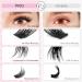 Pro Lash Clusters 120 Pcs - DIY Eyelash Extensions 8-16mm Volume Wispy Lashes - Super Thin Band - Reusable & Comfortable - Volume D-8-16 Mix - Buy Online on GoSupps.com