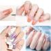 Bellecrey Chrome Gel Nail Polish 6 Colours Metallic Nail Polish Mirror Effect Spider Painting Gel Nail Varnish French Manicure Silver Rose Gold Blue Green Purple Nail Polish Set for Nail Art Design - Buy Online on GoSupps.com