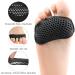 Metatarsal Pads - 4 Pairs Ball of Foot Cushions for Pain Relief | Bunion & Forefoot Foot Pads for Men & Women - Comfort & Support (Black - Buy Online on GoSupps.com