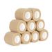 9 Roll self -adhesive bandage 5cm x 4.5m adhesive bandage self -adhering bandage pet vet wrap for cat dog horse cohesive bandage elastic bandage wrist cohesive paving association (skin color)