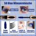 EONFAVE Silk Fiber 5D Mascara blue telescopic mascara for eyelashes waterproof and smudgeproof quickdrying nonclogging mascara long eyelashes blue eyes makeup blue 10 ml 1er Pack - Buy Online on GoSupps.com