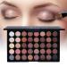 eyeshadow - 40 Colors Pearlescent Matte Eyeshadow Palette - Waterproof Natural Colors granfards palids maquillage eyeshadows Teksome