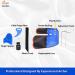 SUNYA Archery Finger Tab | Cow Leather Pad + Aluminum Plate | Adjustable Guard for Recurve Bow - Medium Blue - Buy Online on GoSupps.com