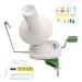 Yarn Winder by Craft Destiny - Easy to Set Up and Use - Hand Operated Yarn Ball Winder 4 Ounce Capacity - Sturdy with Metal Handle and Tabletop Clamp - Knitting kit included