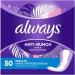 Always Anti-Bunch Xtra Protection, Panty Liners For Women, Light Absorbency, Regular Lenght, Multipack, Leakguard + Rapiddry, Unscented, 50 Count X 6 Packs (300 Count Total)