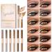 Liquid Eyeshadow Makeup Doublesided Highly Pigmented 6Piece Eye Beauty Cosmetics Liquid Eyeshadow For Women Girls Beginners Daily Travel Dating Party Commuting Sofa - Buy Online on GoSupps.com