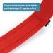 Pettec Neoprene & Nylon Dog Collar with Handle | Softly Padded Water-Repellent Adjustable for Small & Large Dogs | Red (M: 43-52 cm) - Buy Online on GoSupps.com