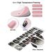 TOROKOM Semi-Cured Gel Nail Strips - Long Lasting Black Moon Ombre Nail Wraps with Cuticle Stick Nail File & Wipes - UV/LED Lamp Required - Buy Online on GoSupps.com