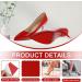 Tyqour Sole Protector for Heels - Red - 4 pcs - Buy Online on GoSupps.com