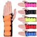Solace Bracing Cool-Flow Wrist Support (6 Colours) - British Made & NHS Supplied Wrist Brace w/Metal Splint - #1 for Carpal Tunnel Arthritis Tendonitis RSI Fractures & More - Orange - L - Left Large - Left Hand Orange