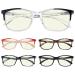 Eyekepper 5 Pack Reading Glasses Women Large Frame Readers Men Blue Light Blocker-b40-5 Pieces 2.5 x