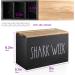 Mistod Tampon Holder - Stylish Bathroom Organizer for Pads & Tampons | Wood Storage Box with Tablet Lid - Black | Perfect Feminine Product for Shark Week & Bathroom Accessories - Buy Online on GoSupps.com