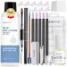 Morovan Poly Gel Slip Solution - 4OZ Nail Extension Gel Solution with Cuticle Revitalizer Oil Dual-Ended Nail Brush and Other Nail Tools Anti-Stick Poly Gel Liquid Poly Extension Gel Slip Solution for Beginners DIY at Home 1 Fl Oz (Pack of 1)