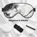 Black White Marble Print Double Sided Eye Mask - Ultimate Sleep Mask for Men & Women | Blackout Comfort for All Night Relaxation - Buy Online on GoSupps.com