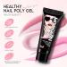 Morovan Poly Gel Nail Colors Kit - 4 Clear Pink Poly Nail Gel Set for DIY Nail Art - Buy Online on GoSupps.com
