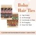 28 Pcs Boho Hair Ties Bracelet - Elastic Twist Braided Bands for Women & Girls - No Damage Ponytail Holder for Thick, Curly, Thin Hair - Mixed Colors - Buy Online on GoSupps.com