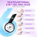 Gelike EC Milky White Gel Nail Glue 6-in-1 for French Nail Tips - 32ml - Buy Online on GoSupps.com
