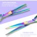 Purplebird Professional Hairdressing Scissors Set - 10-Piece Rainbow Stainless Steel Haircutting Shears for Barbers & Beginners - Buy Online on GoSupps.com