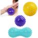 Uraqt Massage Balls Set - 3-Piece Fascia Spiked Massage Balls for Back Legs Feet & Hands - Ideal for Deep Tissue Relief - Buy Online on GoSupps.com